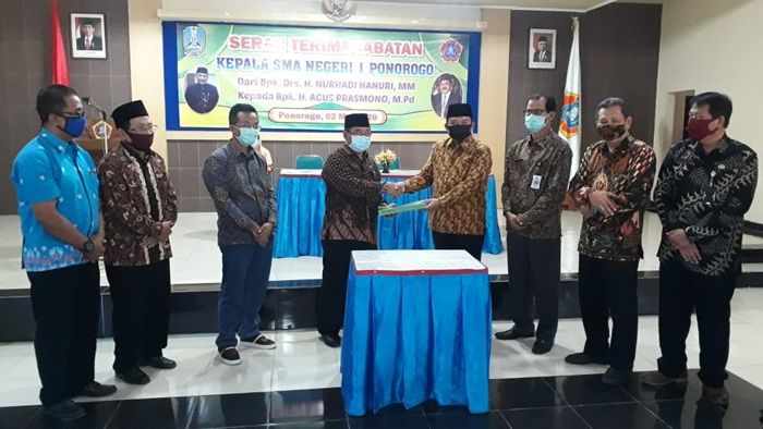 Agus Prasmono Resmi Nahkodai SMAN 1 Ponorogo Agus Prasmono Resmi Nahkodai SMAN 1 Ponorogo