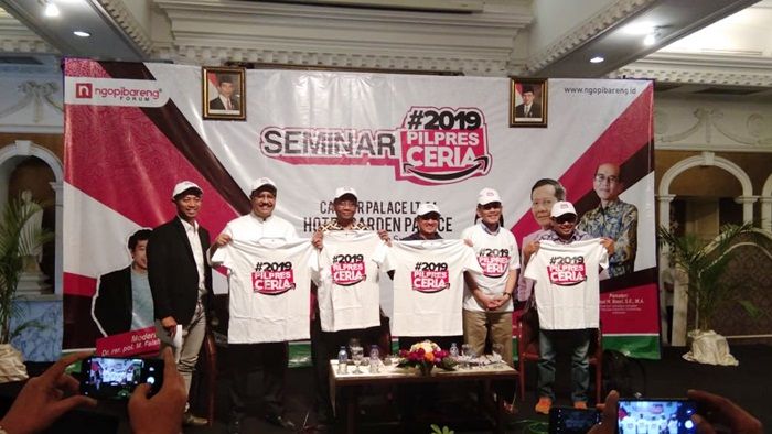 Tensi Politik Memanas, Mahfud MD dan Gus Ipul Luncurkan #2019PilpresCeria Tensi Politik Memanas, Mahfud MD dan Gus Ipul Luncurkan #2019PilpresCeria