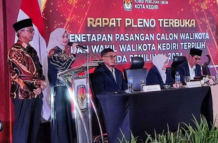 KPU Tetapkan Vinanda-Qowim Paslon Pemenang, Pj Wali Kota Kediri Beri Selamat KPU Tetapkan Vinanda-Qowim Paslon Pemenang, Pj Wali Kota Kediri Beri Selamat