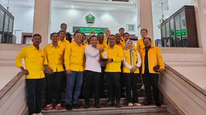Kunjungi Wawali, DPD Golkar Kota Malang Pastikan Program Kerja Partai Sejalan dengan Pemkot