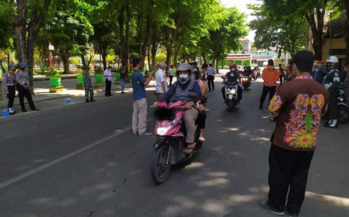 Tekan Sebaran Covid-19, Tim Gabungan TNI-Polri dan Satpol PP Sumenep Rutin Gelar Operasi Yustisi