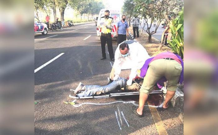Tabrak Median Jalan di Tanggulangin, Warga Sidokepung Buduran Tewas Tabrak Median Jalan di Tanggulangin, Warga Sidokepung Buduran Tewas