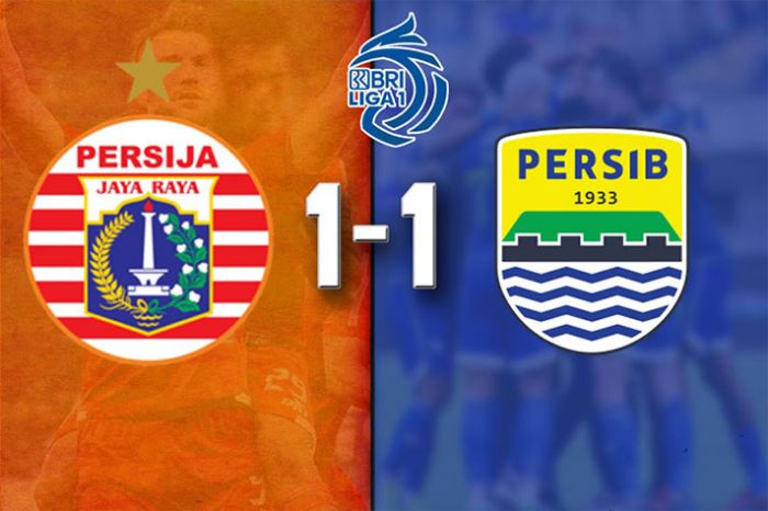 Hasil Liga 1: Hanif Kartu Merah, Laga Persija vs Persib Berakhir Imbang