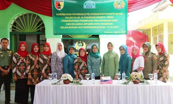 Peringati HUT RI, DP3AKB Kota Pasuruan Gelar Pelayanan KB dan Papsmear di Kodim 0819 Peringati HUT RI, DP3AKB Kota Pasuruan Gelar Pelayanan KB dan Papsmear di Kodim 0819