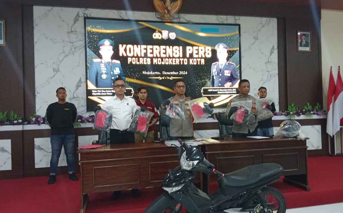 Polres Mojokerto Kota Ungkap Kasus Pembunuhan Polres Mojokerto Kota Ungkap Kasus Pembunuhan