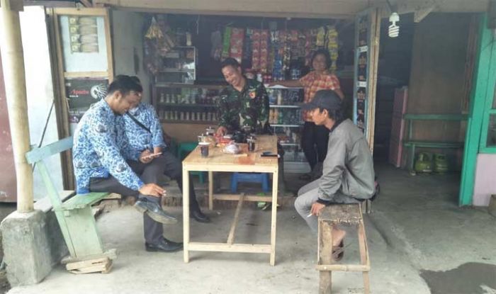 Ada TMMD, Pedagang Kopi di Desa Gunung Malang Ngaku Ketiban Rezeki