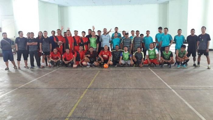 Kuatkan Kelembagaan, KPU Mojokerto Gelar Futsal Antar-Dapil