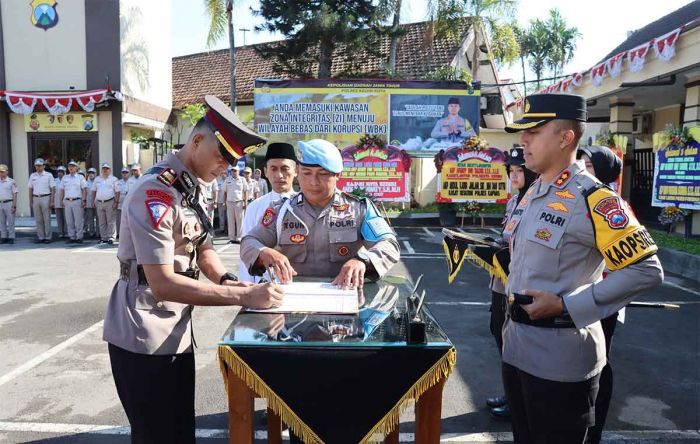 Kapolres Kediri Kota Pimpin Sertijab Sejumlah PJU Kapolres Kediri Kota Pimpin Sertijab Sejumlah PJU