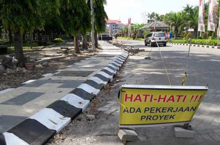 Proyek Box Culvert depan Pemkab Gresik Berujung Gegeran, Kini soal Pencairan Uang