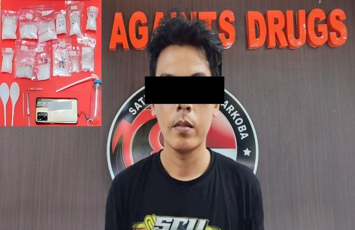 Satrenarkoba Polres Malang Tangkap Pengedar Narkoba dan Sita Barang Bukti 200 Gram Sabu