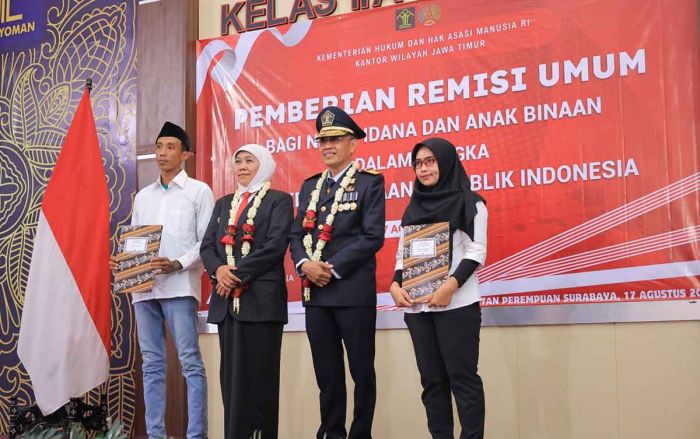 Sebanyak 17.106 Narapidana di Jawa Timur Dapat Remisi, Negara Hemat Rp29 Miliar Sebanyak 17.106 Narapidana di Jawa Timur Dapat Remisi, Negara Hemat Rp29 Miliar