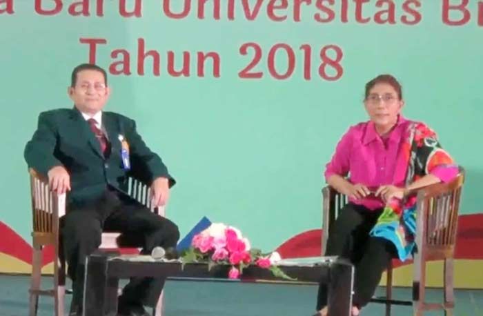 Jadi Pemateri Maba di UB Malang, Menteri Susi Minta Kawula Muda Rukun Jadi Pemateri Maba di UB Malang, Menteri Susi Minta Kawula Muda Rukun