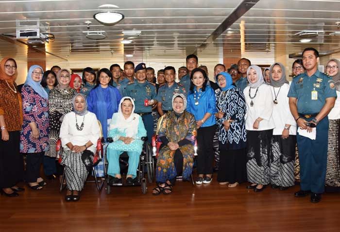 Koarmatim Kedatangan Shinta Nuriyah Wahid Koarmatim Kedatangan Shinta Nuriyah Wahid