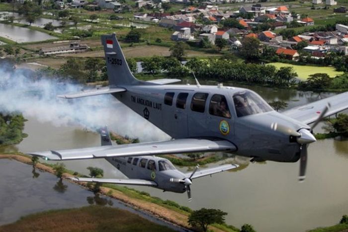 TNI AL Temukan Pesawat T-2503 di Kedalaman 15 Meter Selat Madura