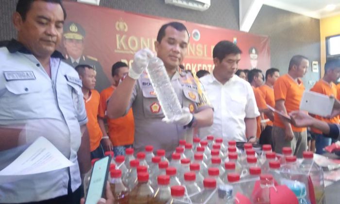 Polres Mojokerto Kota Amankan 29 Pelajar Mabuk dan 26 Tersangka Narkoba