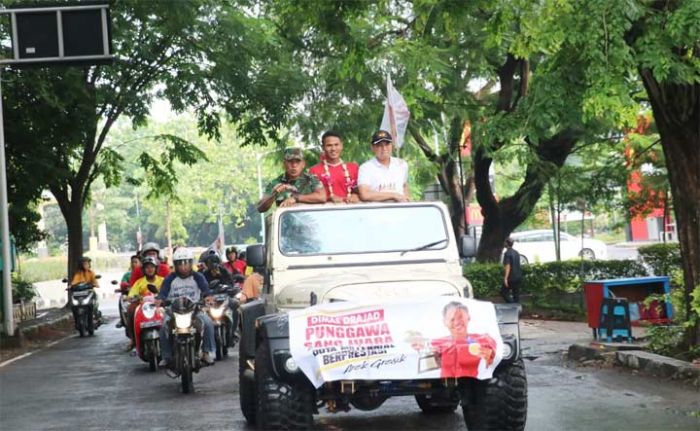 Kapolres Gresik Arak Dimas Drajad Keliling Kota