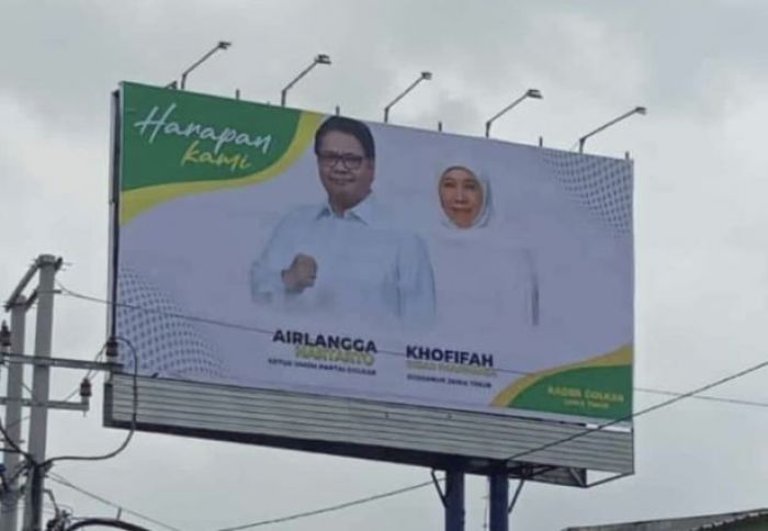 Rebutan Khofifah: Prabowo, Erick, dan Airlangga, Perang Baliho Rebutan Khofifah: Prabowo, Erick, dan Airlangga, Perang Baliho