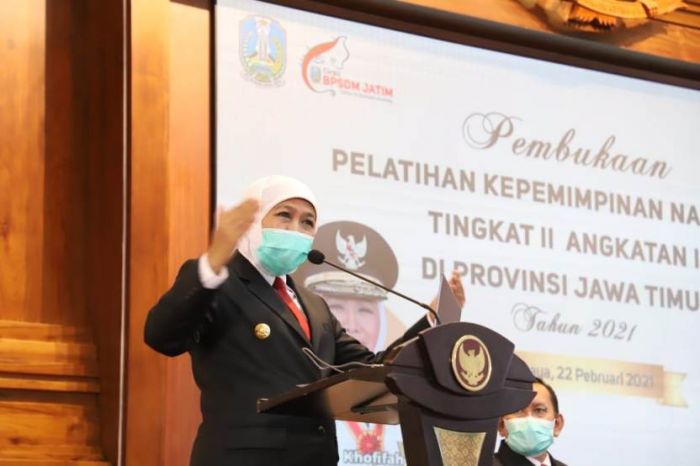 ​Gubernur Khofifah Minta Para Pejabat Tinggi Pratama Kerja Cepat, Detail dan Presisi Tinggi