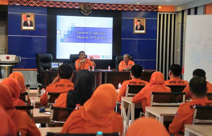 Dongkrak Kompetensi Pegawai, BPBD Jatim Gelar Pelatihan Asesmen Gedung dari Gempa Bumi dan Kebakaran Dongkrak Kompetensi Pegawai, BPBD Jatim Gelar Pelatihan Asesmen Gedung dari Gempa Bumi dan Kebakaran