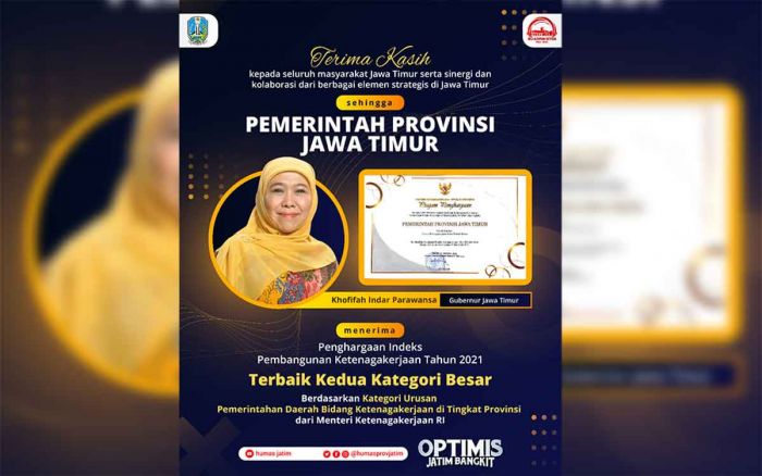 Komando Gubernur Khofifah Antarkan Jawa Timur Raih Penghargaan dari Kemenaker Komando Gubernur Khofifah Antarkan Jawa Timur Raih Penghargaan dari Kemenaker