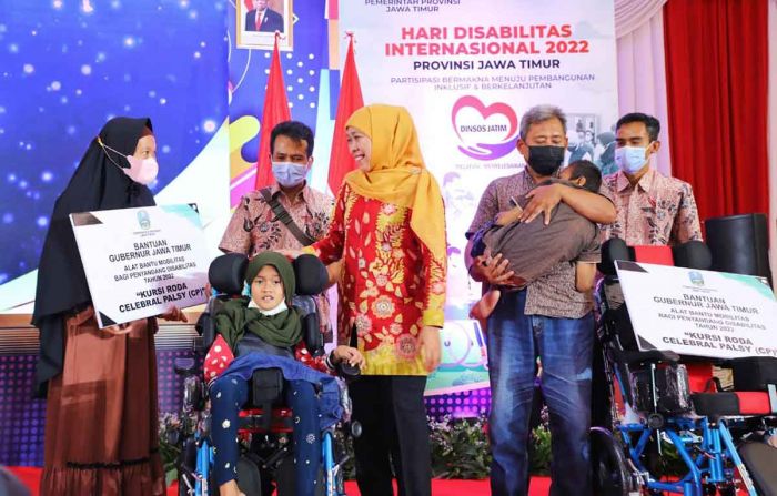 Peringati Hari Disabilitas Internasional 2023, Gubernur Khofifah Tekankan Pembangunan Inklusivitas