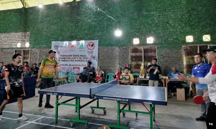 Ratusan Peserta Ikuti Turnamen Tenis Meja di Bangkalan