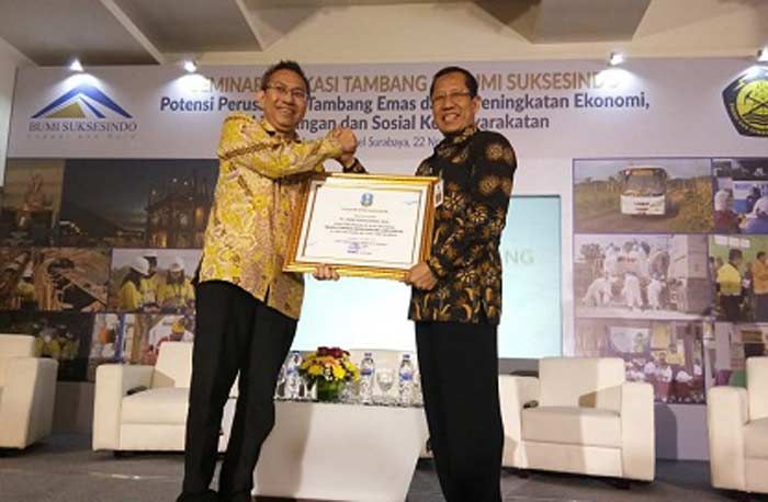 Pemprov Jawa Timur Beri Penghargaan K3 pada PT BSI
