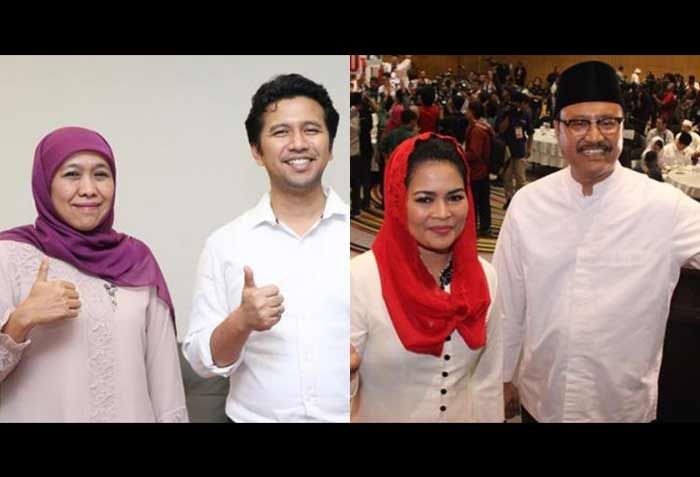 Di Kota Blitar, Gus Ipul-Puti Ungguli Pasangan Khofifah-Emil Di Kota Blitar, Gus Ipul-Puti Ungguli Pasangan Khofifah-Emil