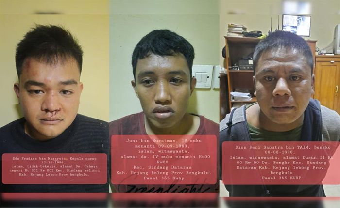 Komplotan Bandit Asal Bengkulu Spesialis Rampok Nasabah Diringkus, Ditembak Karena Melawan Komplotan Bandit Asal Bengkulu Spesialis Rampok Nasabah Diringkus, Ditembak Karena Melawan