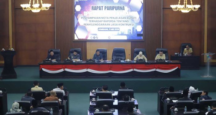 Perkuat Pembangunan, DPRD Jombang Bahas Raperda Jasa Konstruksi