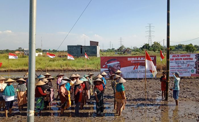 Petani Masangan Gelar Upacara di Tengah Sawah