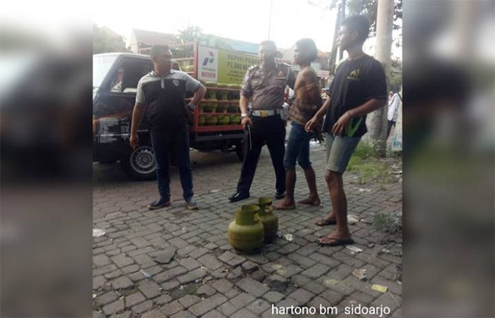 Maling Elpiji Lari Ditangkap Anggota Turjawali Satlantas Polresta Sidoarjo Maling Elpiji Lari Ditangkap Anggota Turjawali Satlantas Polresta Sidoarjo