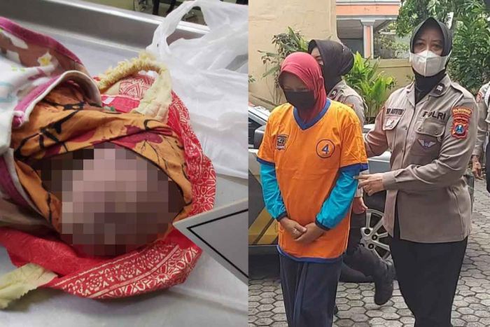 Seorang Janda di Surabaya, Tega Habisi Nyawa Bayi yang Baru Dilahirkan Seorang Janda di Surabaya, Tega Habisi Nyawa Bayi yang Baru Dilahirkan