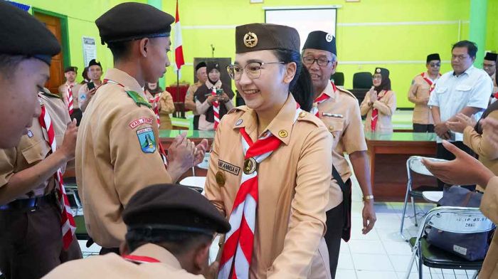 20 Pramuka di Kediri Diberangkatkan ke Giat Prestasi Jatim, Mbak Cicha Tekankan Jiwa Kepemimpinan 20 Pramuka di Kediri Diberangkatkan ke Giat Prestasi Jatim, Mbak Cicha Tekankan Jiwa Kepemimpinan