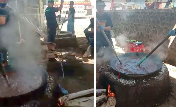 Selamatan Dusun, Warga Junggo Masak Jenang Bareng Selamatan Dusun, Warga Junggo Masak Jenang Bareng