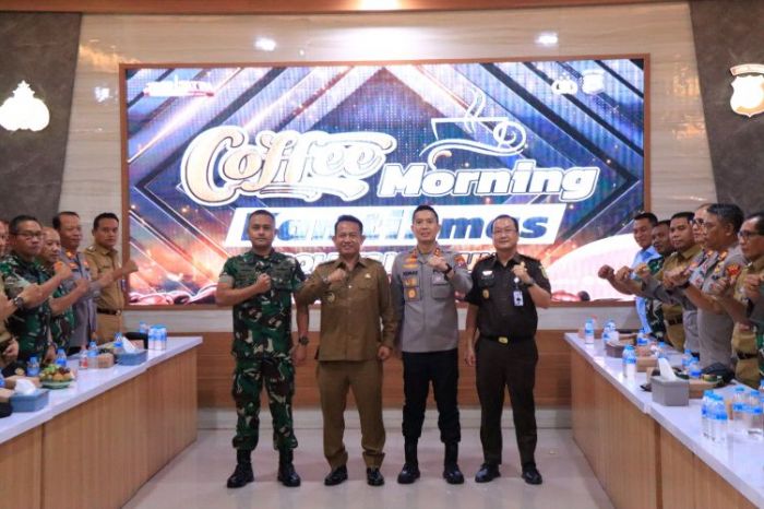 Perkuat Sinergitas dengan Forkopimda, Polres Madiun Gelar Coffe Morning