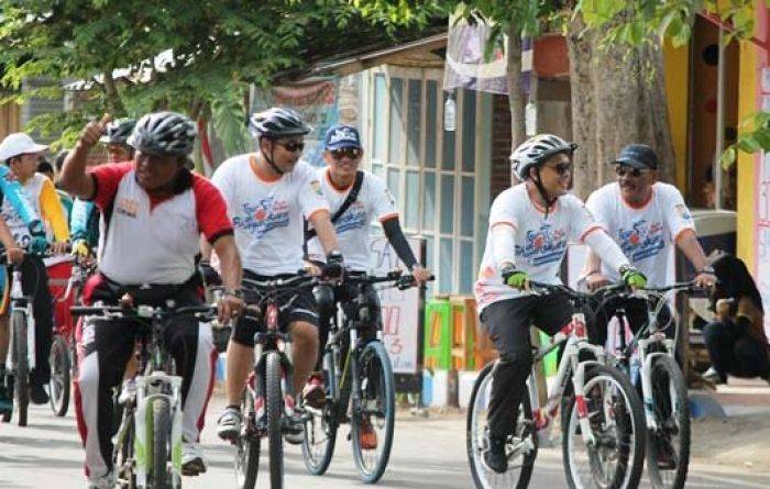 Kapolres-Forpimda Banyuwangi Fun Bike Bareng 