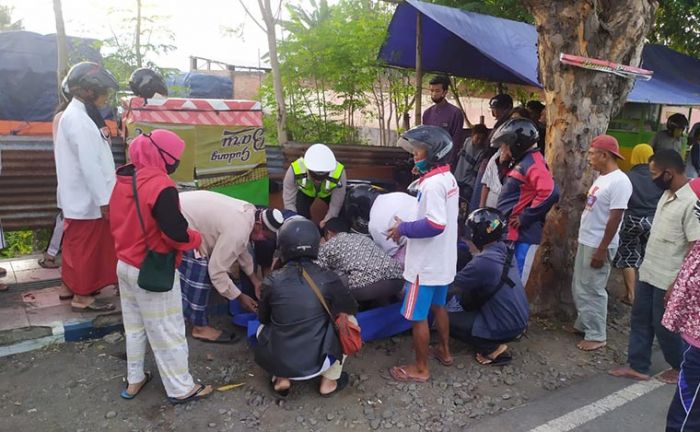 Pasutri Tabrak Pohon di Jalan Raya Yos Sudarso Banyuwangi, Istri Tewas