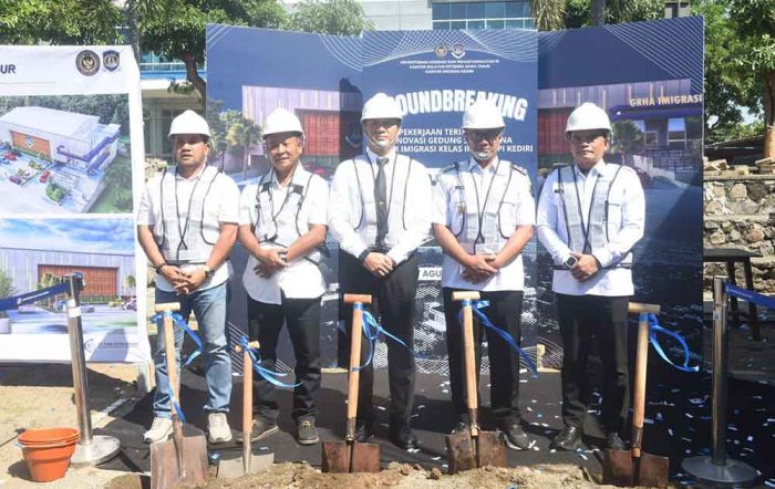 Hadiri Groundbreaking Renovasi Gedung Serbaguna Kantor Imigrasi, ini Harapan Gus Qowim