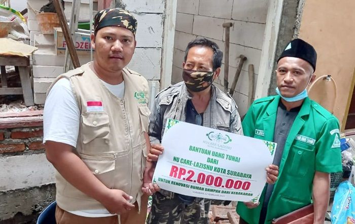 Berkah Ramadan, Anggota Banser Simokerto Kembali Punya Rumah Layak Huni