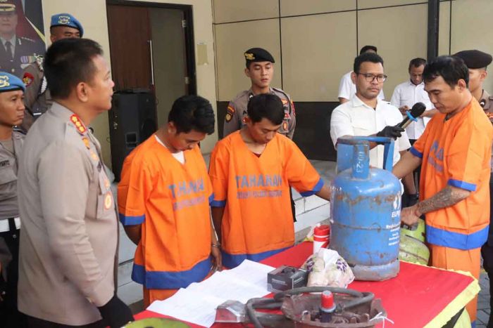 Pengoplos Tabung Elpiji di Sidoarjo Diringkus Polisi Pengoplos Tabung Elpiji di Sidoarjo Diringkus Polisi