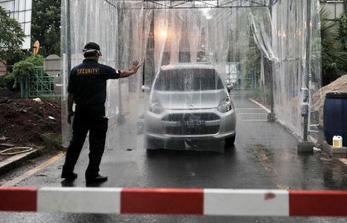 Kirim Sayur ke Luar Kota, Pedagang Wajib Mandi dan Cuci Mobil di Shelter Kirim Sayur ke Luar Kota, Pedagang Wajib Mandi dan Cuci Mobil di Shelter