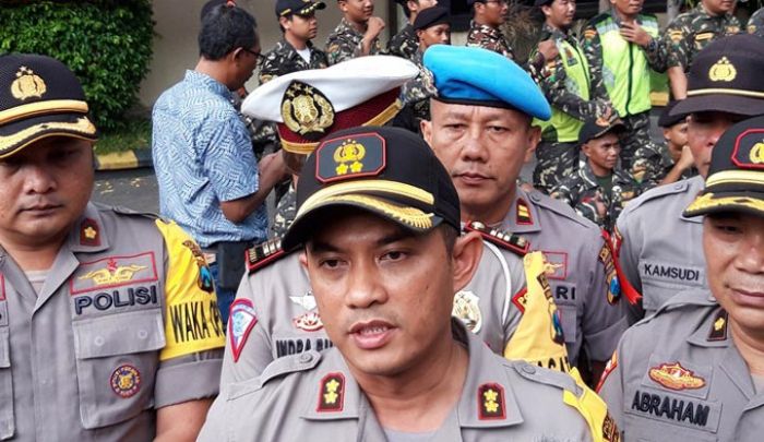 Petugas Gabungan di Kota Kediri Gelar ​Apel Pengamanan Malam Tahun Baru 2020