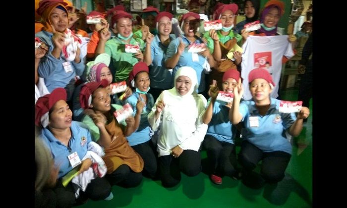 Khofifah Sambang ke PT Kapal Api Sepanjang Sidoarjo Khofifah Sambang ke PT Kapal Api Sepanjang Sidoarjo