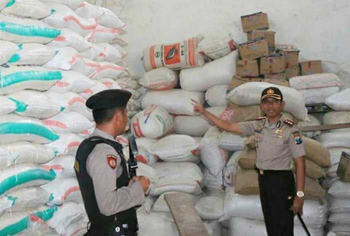 Imbas Naiknya Harga Beras, Satgas Pangan Polres Blitar Sidak Sejumlah Gudang dan Pedagang