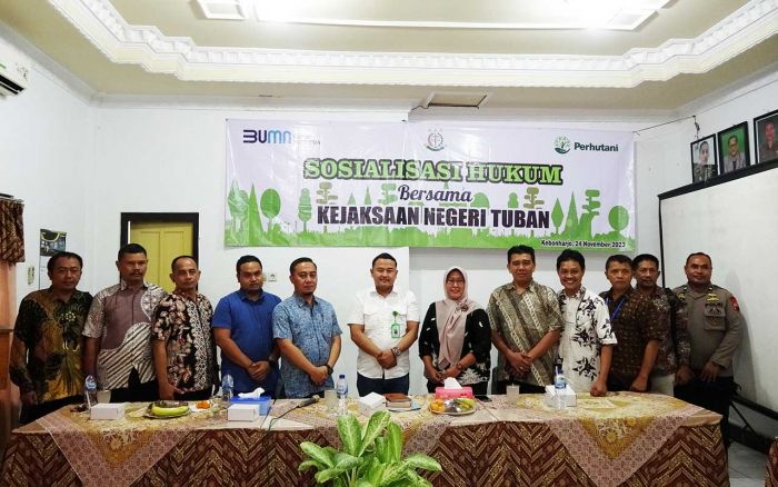 Kejari Tuban Berikan Penerangan Hukum ke KPH dan LMDH Kebonharjo