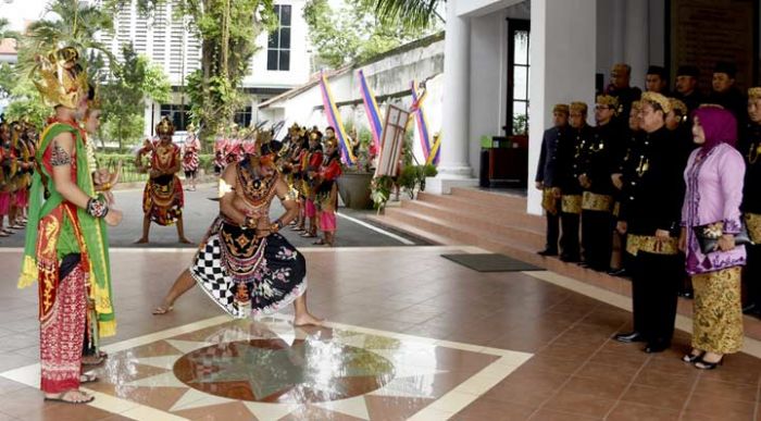 Upacara Peringatan Hari Jadi Kabupaten Mojokerto ke-726 Tahun 2019 Disuguhi Drama Budaya Kolosal
