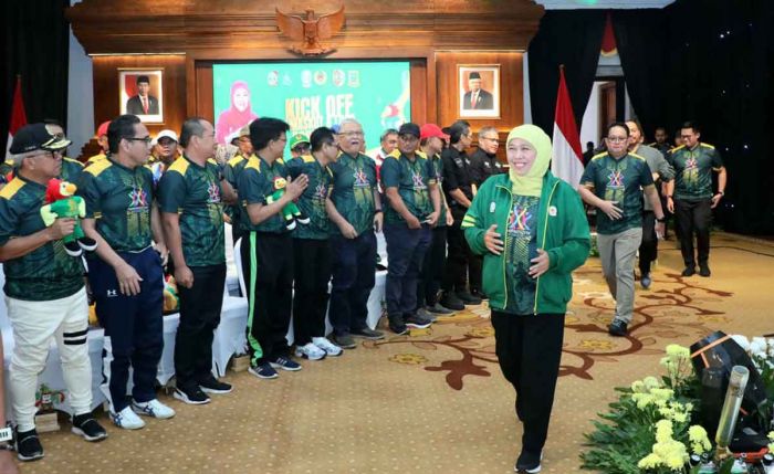 Kick Off Maskot dan Logo Porprov Jatim 2023, Khofifah Tekankan Pentingnya Sportivitas dan Fairplay