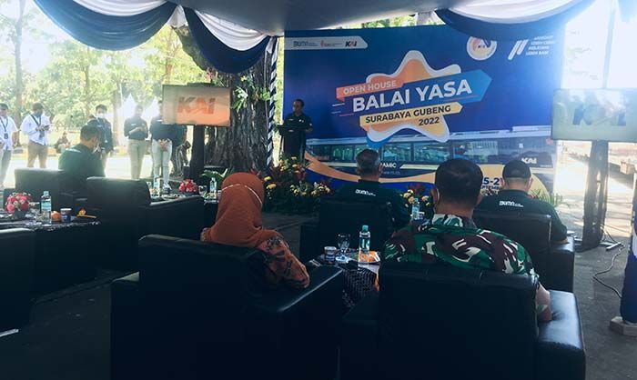 Balai Yasa Gubeng Pamerkan Perbaikan Gerbong KA untuk Masyarakat