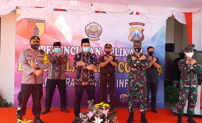 Polres Bangkalan Launching Aplikasi Bangkalan Anti Covid-19, Begini Fungsinya